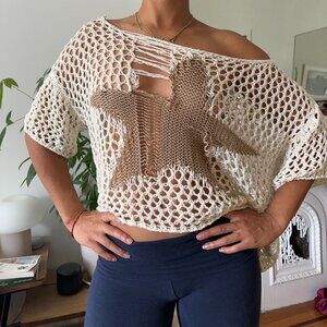Knitted Off the Shoulder Top